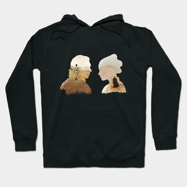 be with me - reylo version Hoodie by mariabelendg